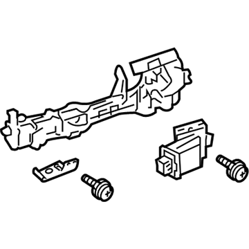 Lexus 69202-53010 Front Door Outside Handle Frame Sub-Assembly, Left