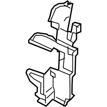 Nissan 21559-5BC0B Air Guide-Radiator Side, LH