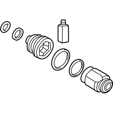 Kia 49582C5050 Joint Kit-Front Axle Differential