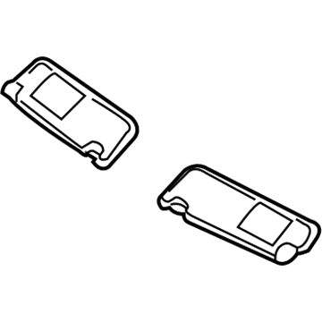 Hyundai 85202-2E450-J9 Sun Visor Assembly, Right