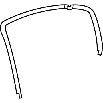 GM 21992667 Channel Asm, Rear Side Door Window