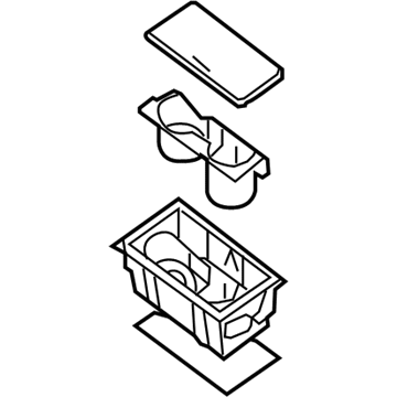 Nissan 68430-ZK30B Cup Holder Assembly