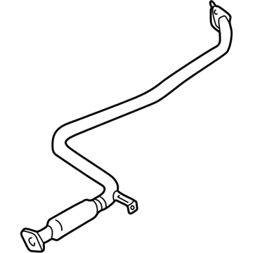 Nissan 20300-0Z010 Exhaust, Sub Muffler Assembly