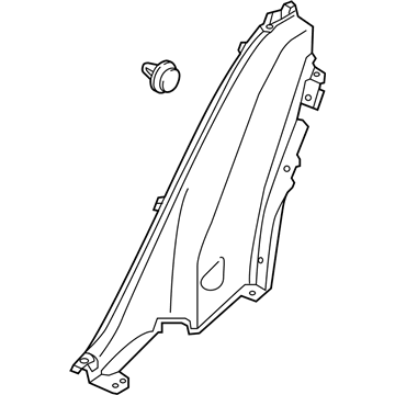 Hyundai 85890-F3000-TRY Trim Assembly-Rear Wheel House LH