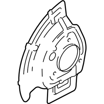 Mopar 5086663AA Shield-Splash