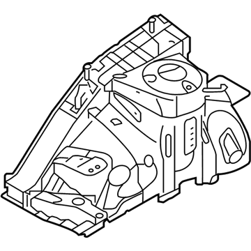 Hyundai 64502-C2000 Panel Assembly-Fender Apron, RH