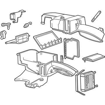 Ford 1F1Z-19850-A Evaporator Case