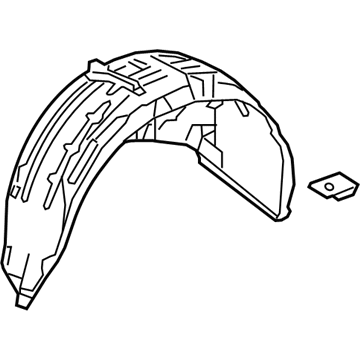 Honda 75450-TRN-H02 Air Outlet, RR.