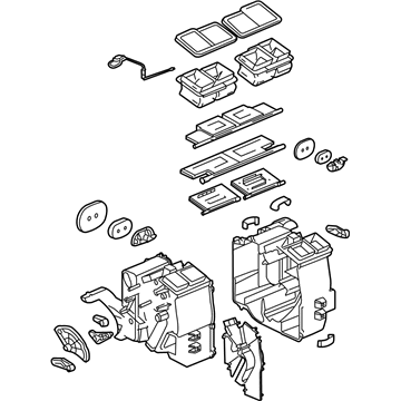 GM 19130190 Module Pkg, Heater & A/C Evaporator & Blower (Case Package)