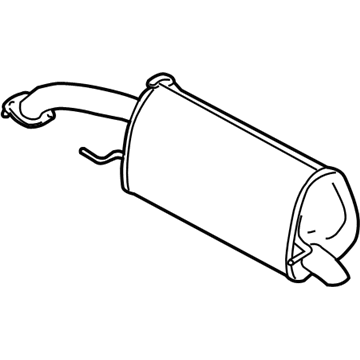 GM 96536904 Muffler Asm, Exhaust Rear