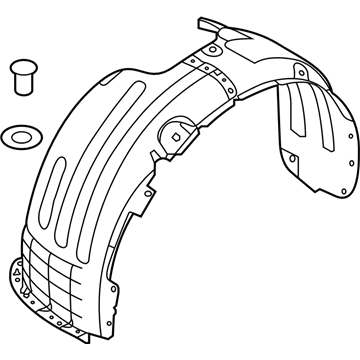 Kia 86812G5500 Guard Assembly-Front WHE