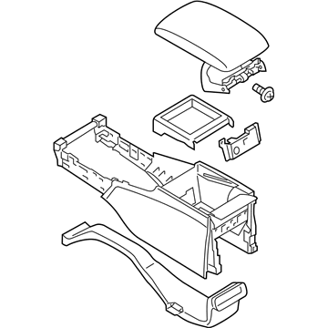 Infiniti 96905-1MA4D Console Complete