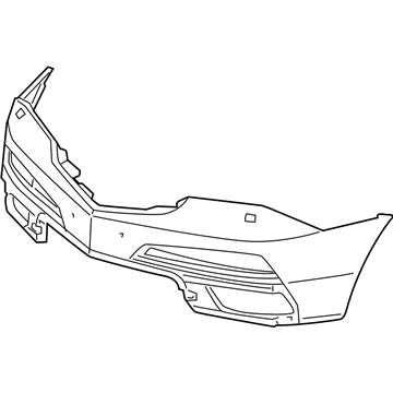 Acura 04711-STX-A92ZZ Face, Front Bumper (Dot)