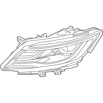 Ford EJ7Z-13008-D Headlamp Housing