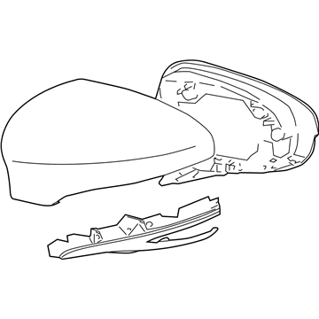 Lexus 8794A-30E00-B2 Cover, Outer Mirror