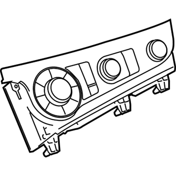 Toyota 55900-08141-E0 Dash Control Unit