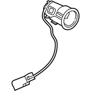 BMW 61-34-9-302-236 Socket, Lighter, With Led