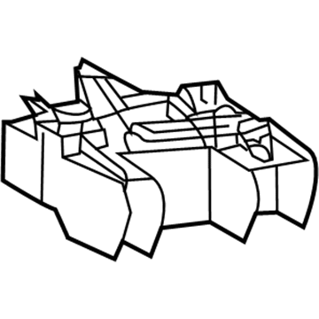 Lexus 52562-60070 RETAINER, Rear Bumper