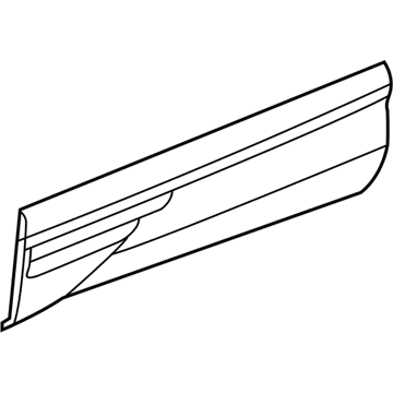 GM 89024552 Molding Asm, Front Side Door Center *Primed