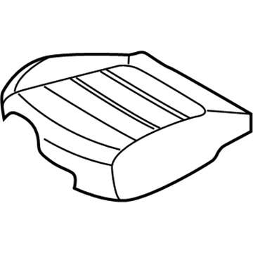Kia 88160C6000C61 Front Cushion Covering, Left