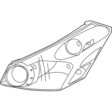 Nissan 26014-5Z000 Headlamp Unit