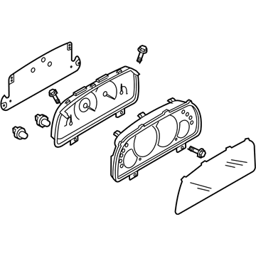 Ford 3L8Z-10849-AA Cluster Assembly