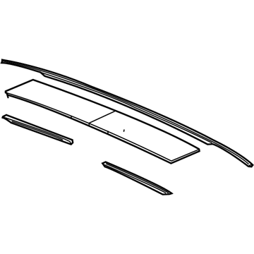 GM 88956617 Panel Asm, Folding Top Stowage Compartment Front Close *Neutral