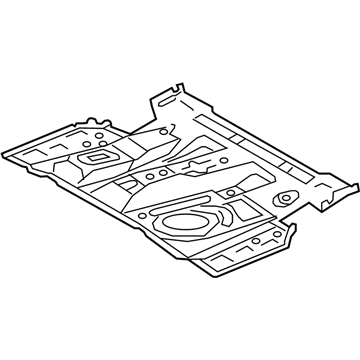 Lexus 58211-48921 Pan, Center Floor L/BOL