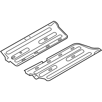 Hyundai 84145-1R000 Under Cover Assembly-Floor Front, RH