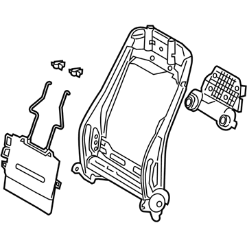 Toyota 71104-07020 Seat Back Frame