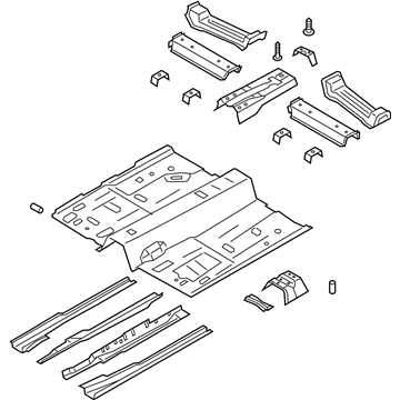 Ford LX6Z-7811135-A PAN ASY - FLOOR