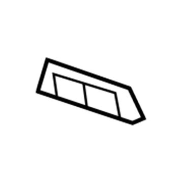 Mopar 55397118AB Clip-Door Glass