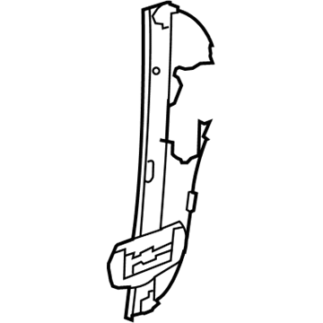 Mopar 68018028AA Window Regulator Rear