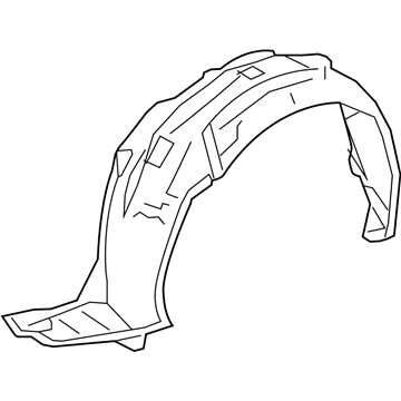Acura 74100-T3R-A00 Fender R, Front Inner