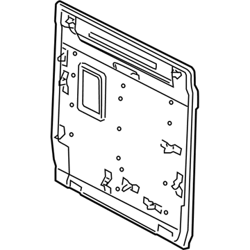 Nissan 89605-EA100 Back Panel Assembly, Carpet