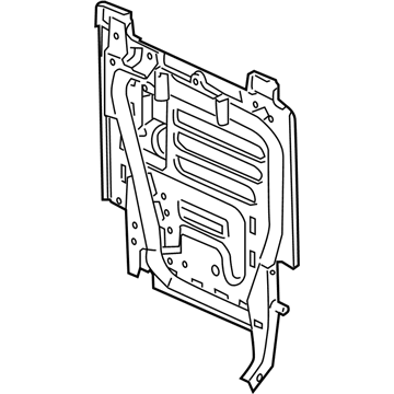 Nissan 89601-ZP40A Frame Assembly-3RD Seat Back, RH