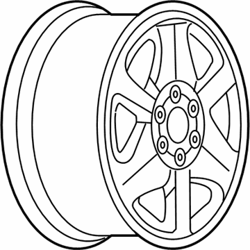 GM 9594936 Wheel Rim, 17X7