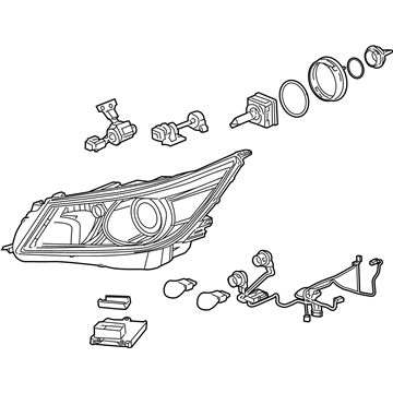 GM 22785284 Headlamp Assembly