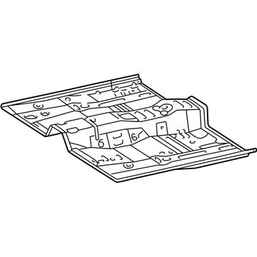 Lexus 58111-33900 Pan, Front Floor