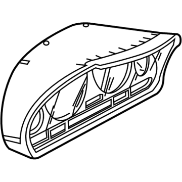 BMW 62-11-9-155-817 Instrument Cluster