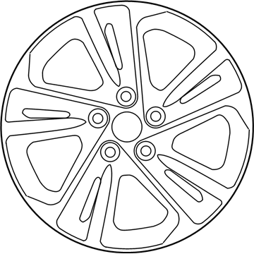 Hyundai 52910-F3350 Wheel Assy-Aluminium