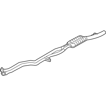 BMW 18-30-7-526-620 Exhaust Pipe