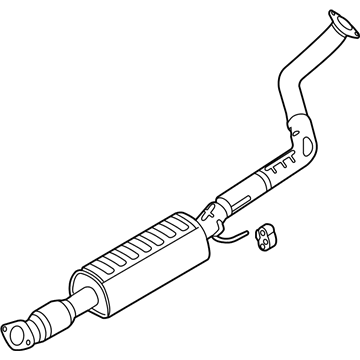 Hyundai 28650-2V940 Center Exhaust Pipe