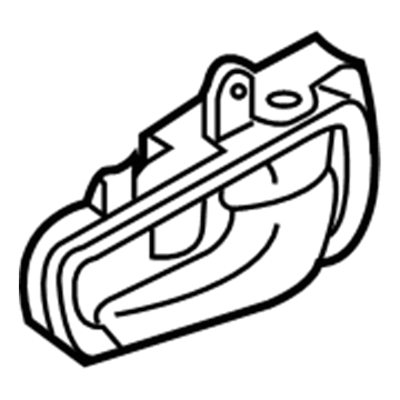 Infiniti 80670-9Y000 Handle Assy-Door Inside, Rh