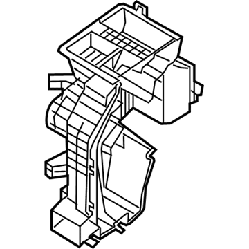 Hyundai 97134-C2010 Case-Heater & Evaporator, LH