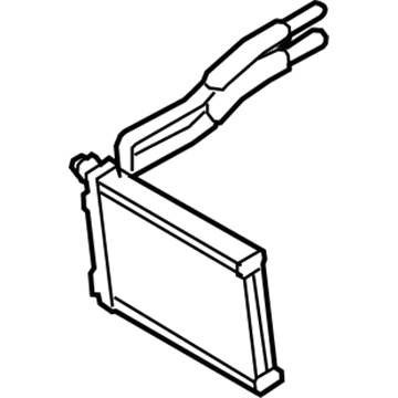 Hyundai 97138-C2000 Core & Seal Assembly-Heater