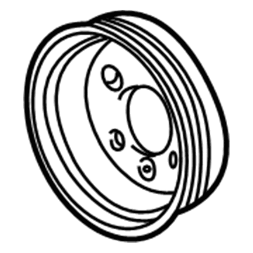 BMW 11-28-1-735-358 Crankshaft Belt Drive Pulley