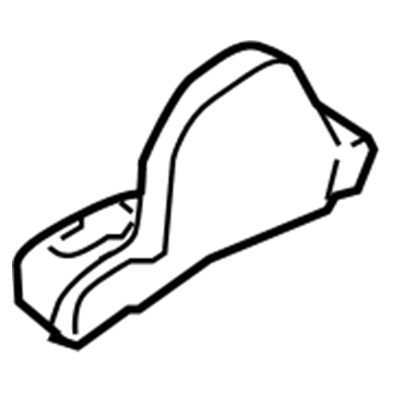 Nissan 88446-EA002 Cover Side, Bracket Latch Inner