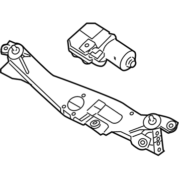 Hyundai 98100-3M000 Windshield Wiper Motor & Link Assembly