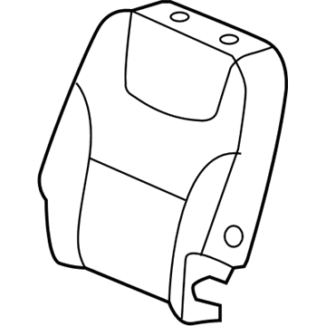 Honda 81722-TK8-A21 Pad, L. Middle Seat-Back